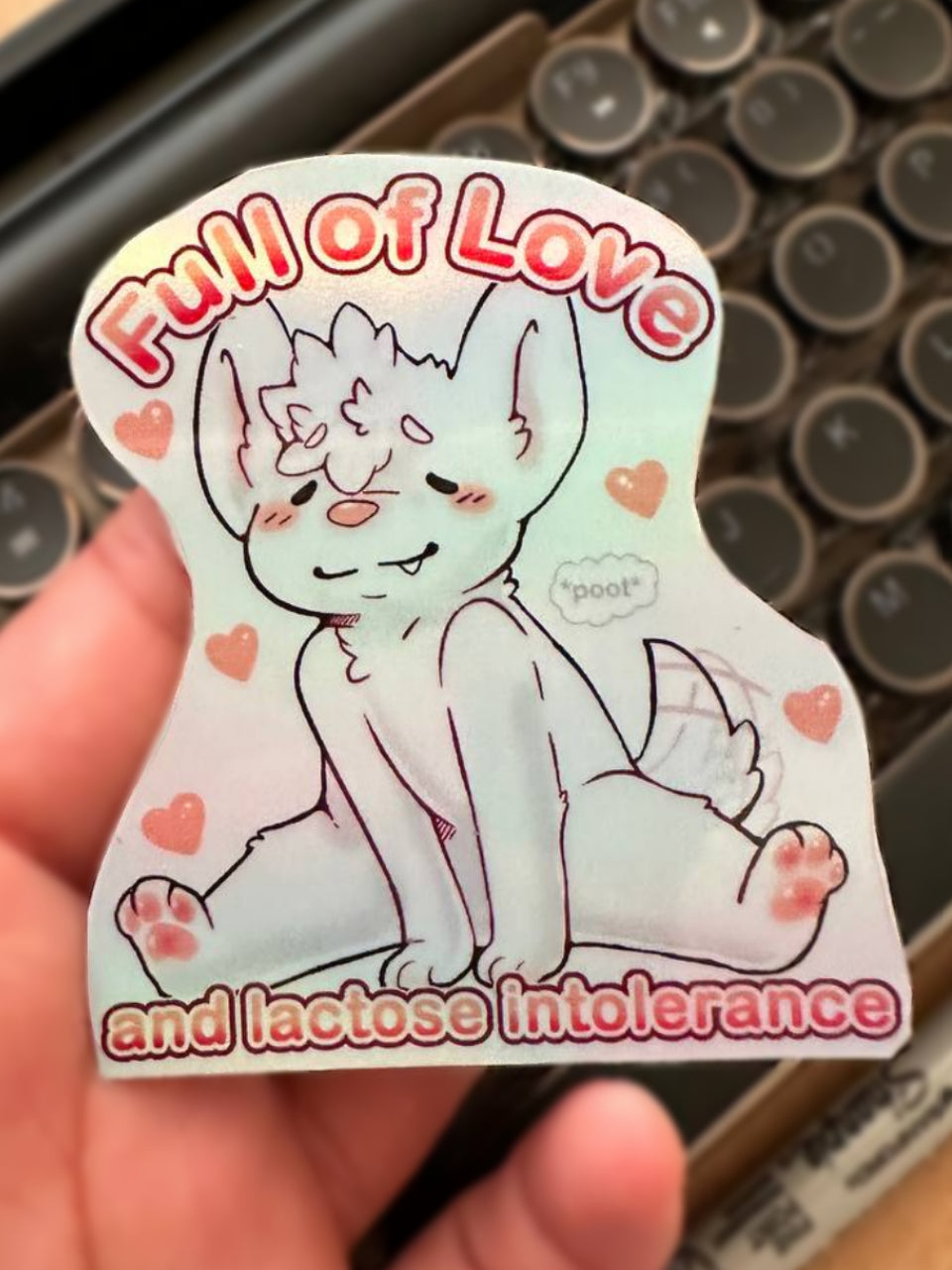 Love & Lactose Sticker