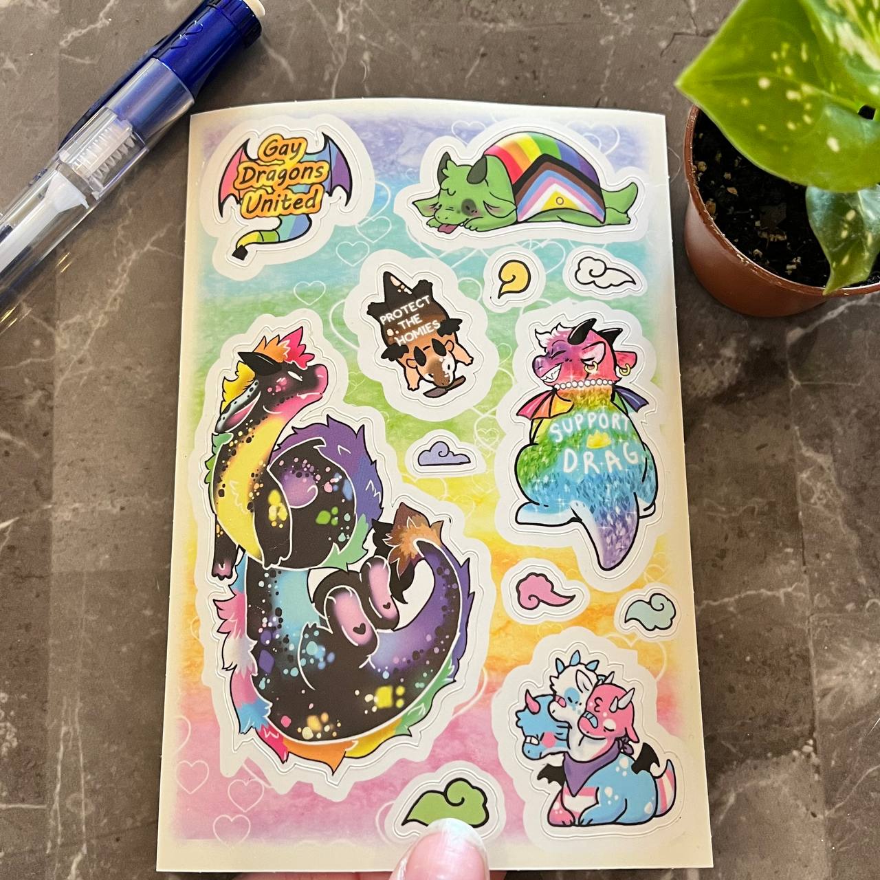 Dragon Stickersheet