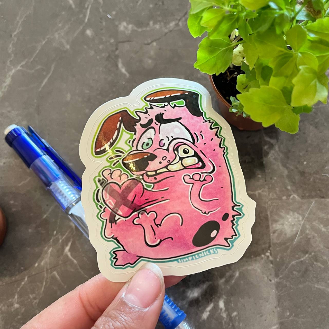 Courage Sticker