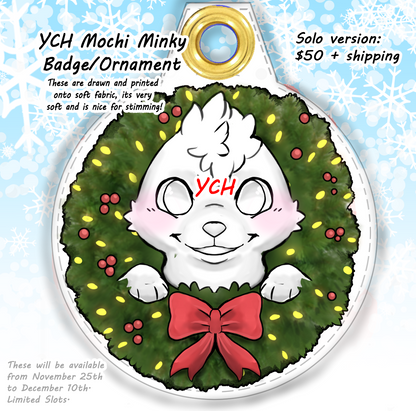 Custom Christmas Badge (Limited slots!)